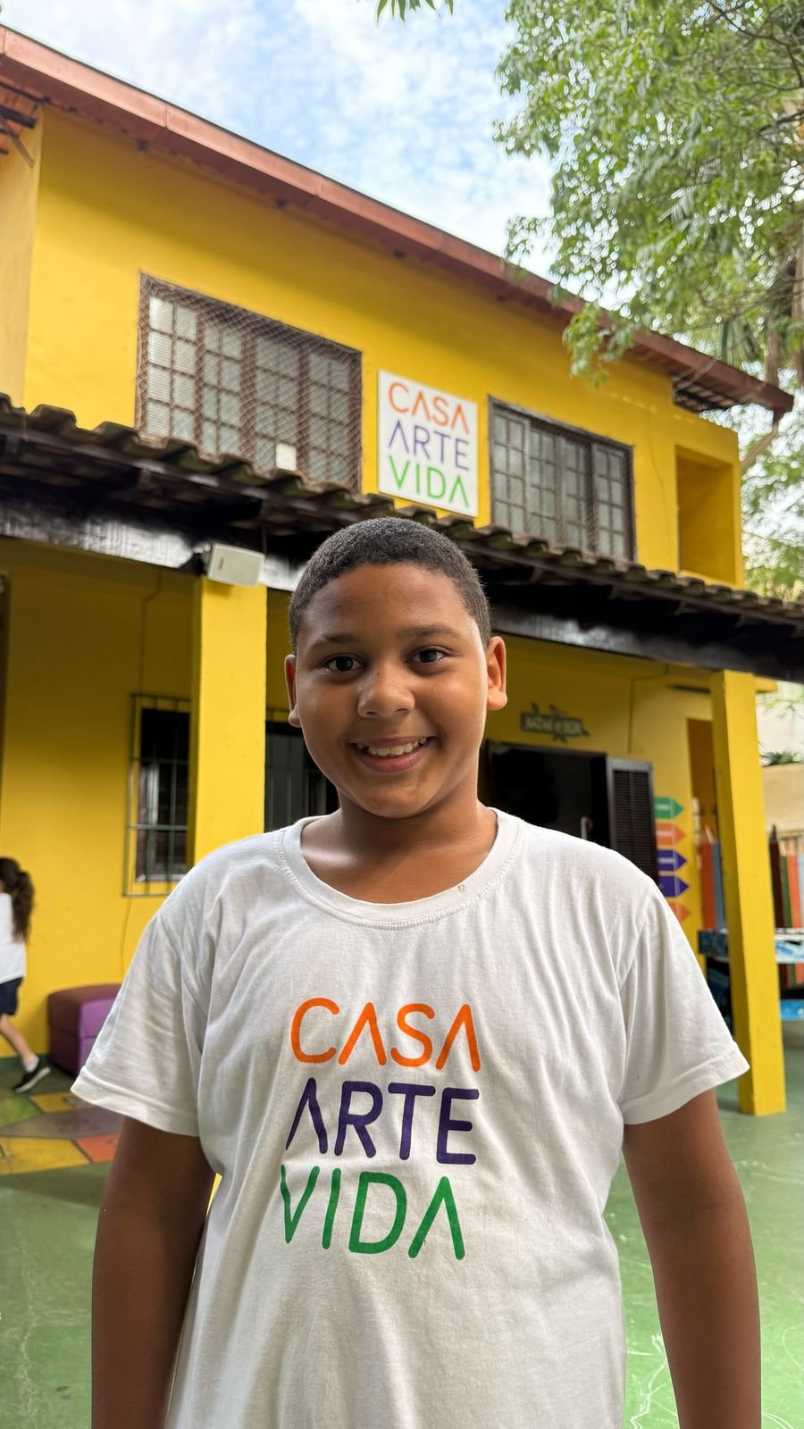 Vista aérea da sede Casa Arte Vida